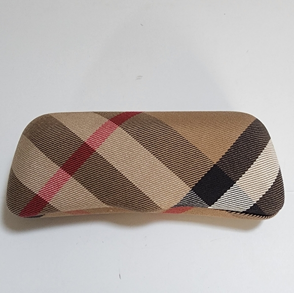 Burberry Nova Check clamshell hard eyeglass case - case only Authentic - Picture 1 of 9